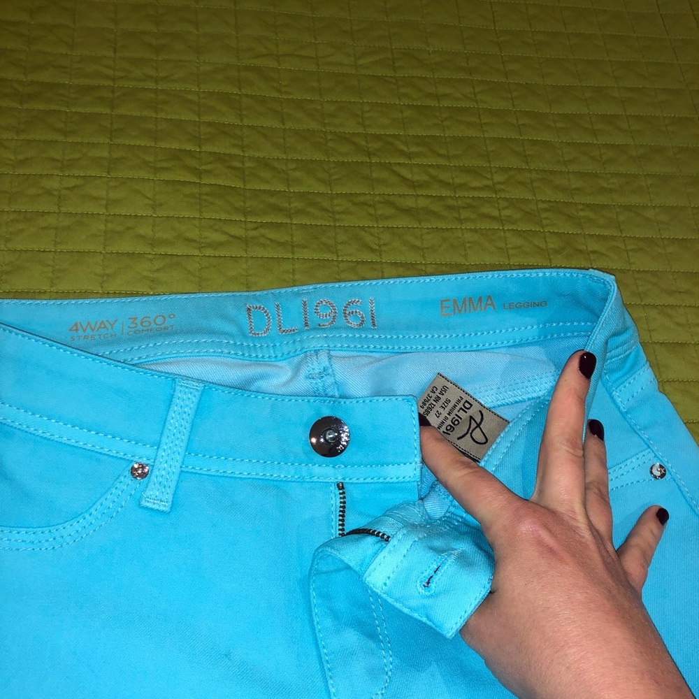 DL1961 blue Emma leggings. (Jeans)